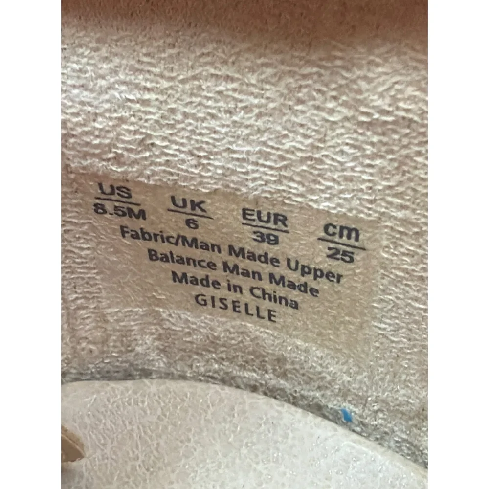 LifeStride Giselle Platform Wedge Sandals Coral Size 8.5